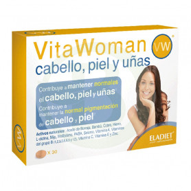 Vitawoman Cabello, Piel y Uñas 30 Comprimidos Eladiet