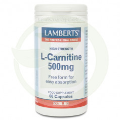 L-carnitina 500Mg. 60 cápsulas lamberts