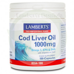 Óleo de Fígado de Bacalhau 1000Mg. Lamberts