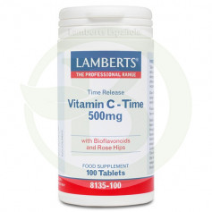 Vitamina C 500Mg. Comprimidos de bioflavonóide 100 Lamberts