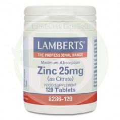 Zinco 25Mg. 120 comprimidos lamberts