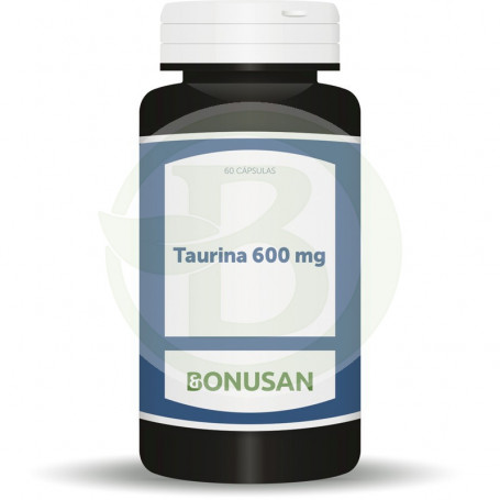 Taurina 600Mg. 60 Cápsulas Bonusan