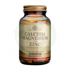 Calcium and Magnesium Plus com Zinco 250 Cápsulas Solgar