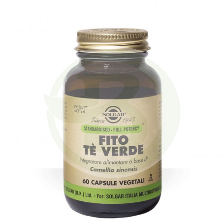 Té Verde Extracto 60 Cápsulas Solgar