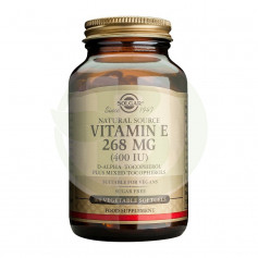 Vitamina E 400 UI (268 mg) 50 cápsulas vegetais Solgar