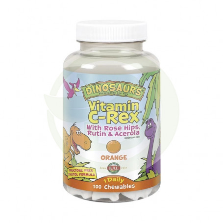 Vitamina C Rex 100 Dinosaurios Masticables Kal