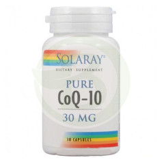 CoQ10 puro 30Mg. 30 Cápsulas Solaray