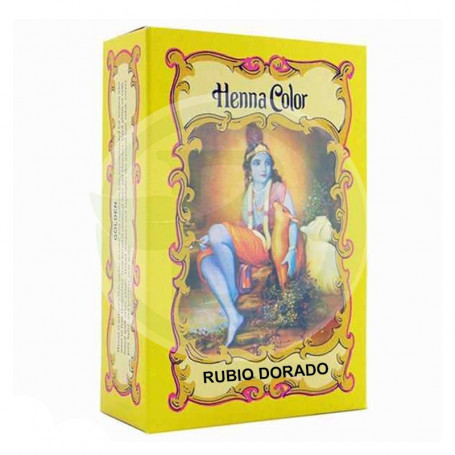 Henna Polvo Rubio Dorado Radhe Shyam