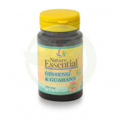 Ginseng e Guaraná 400Mg .. 50 Cápsulas Nature Essential