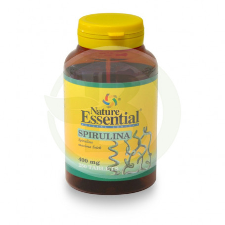 Espirulina 400Mg. 250 Tabletas Nature Essential