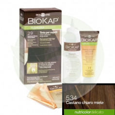 Nutricolor Delicato Tint 5.34 Castanho Claro Mel 140Ml. Biokap