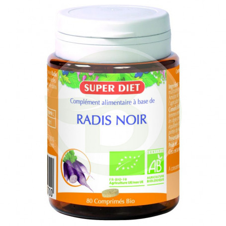 Rábano Negro Bio 80 Comprimidos Super Diet