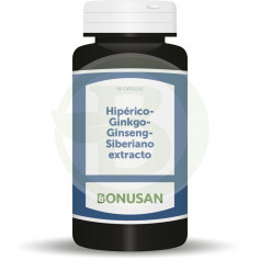 St. John's Wort-Ginkgo-Ginseng 90 Bonusan Vegetable Capsules