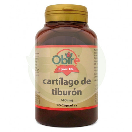 Cartílago de Tiburón 740Mg. 90 Cápsulas Obire