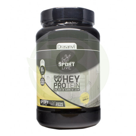 Whey Protein Aislado Vainilla 800Gr. Sport Live Drasanvi