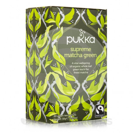 Té Supreme Matcha Verde 20 Filtros Pukka