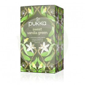 Té Verde Dulce Vainilla 20 Filtros Pukka