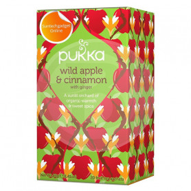 Infusión Manzana, Canela, Jengibre 20 Filtros Pukka