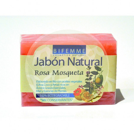 Jabón de Rosa Mosqueta 100Gr. Bifemme