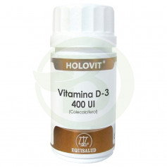 Holovit Vitamina D3 400 UI (Colecalciferol) 50 Cápsulas Equisalud