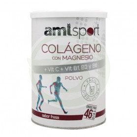 Colágeno, Magnesio y Vitamina C AMLSport Fresa 350Gr. Ana Maria Lajusticia