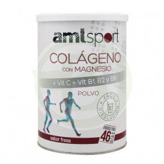 Colágeno, Magnésio e Vitamina C AMLSport Strawberry 350Gr. Ana maria lajusticia