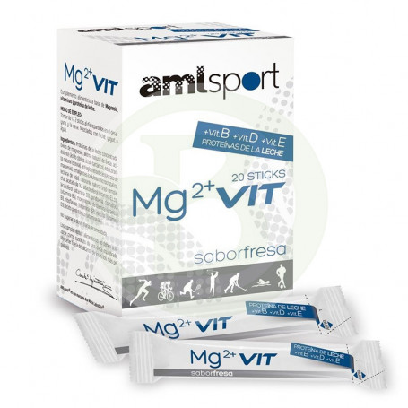 Proteina Leche con Vitamina C Amlsport 20 Sticks Ana Maria Lajusticia