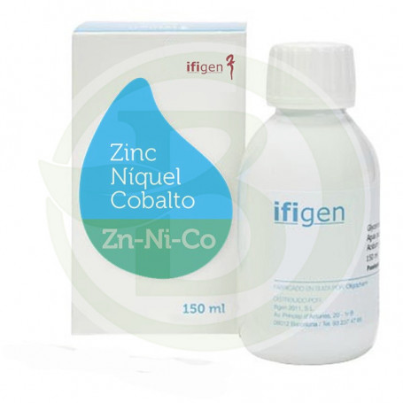 Oligoelementos Zinc Niquel Cobalto 150Ml. Ifigen