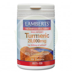 Cúrcuma (Cúrcuma 20.000 mg) 120 comprimidos Lamberts