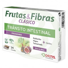 Frutas e Fibras Trânsito Intestinal Clássico 24 Cubos Ortis