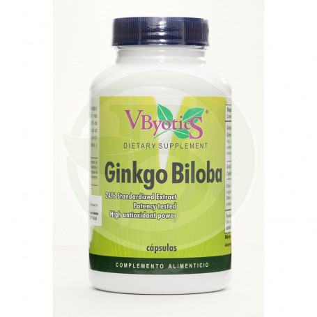 Ginkgo Biloba 120 Cápsulas 596Mg. Vbyotics