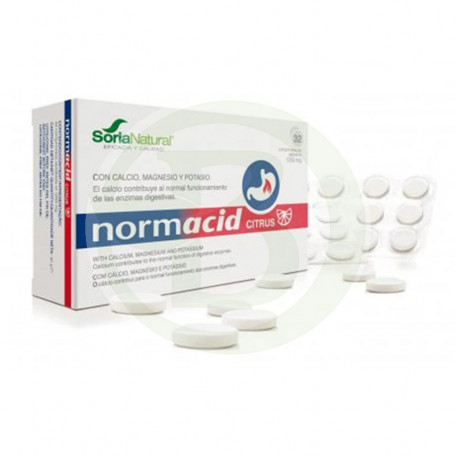 Normacid Citrus 32 Comprimidos Soria Natural