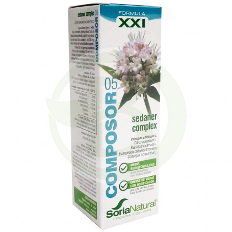 Composor 5 Sedaner Complex XXI 50Ml. Soria Natural