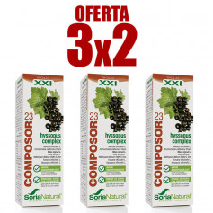 Pack 3x2 Composor 23 Hyssopus Complex 50Ml. Soria Natural