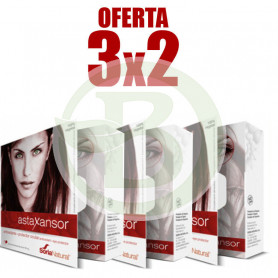 Pack 3x2 Astaxansor 30 Perlas Soria Natural