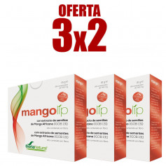 Embalagem 3x2 Mangolip 28 Tablets Soria Natural