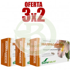 Pacote 3x2 Harpagofito 60 comprimidos Soria Natural