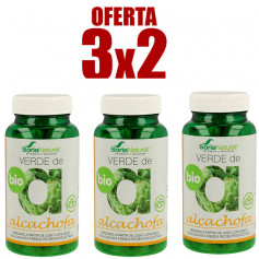 3x2 Green Alchoke Pack 80 Soria Natural Capsules