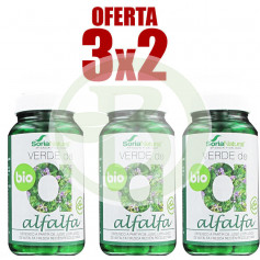 Pacote 3x2 Green Alfalfa 80 cápsulas Soria Natural