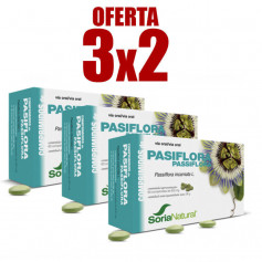 Pacote 3x2 maracujá 60 comprimidos Soria Natural