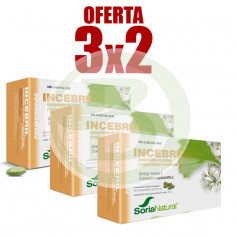 Embalagem 3x2 Incebril 60 Tablets Soria Natural