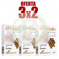 Pacote 3x2 Propolín 48 Comprimidos Soria Natural