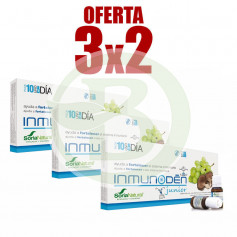 Pacote 3x2 Immunoden Junior 10 Frascos Soria Natural