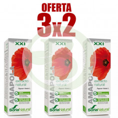 Pacote 3x2 Extrato de Papoula 50Ml. Soria Natural