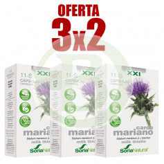 Pacote 3x2 Milk Thistle 30 cápsulas Soria Natural