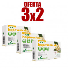 Pacote 3x2 Hepavesical 30 Cápsulas Soria Natural