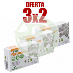 Pacote 3x2 Flatusor 30 cápsulas Soria Natural