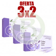 Embalagem 3x2 Glucosor de Cobre 28 Frascos Soria Natural