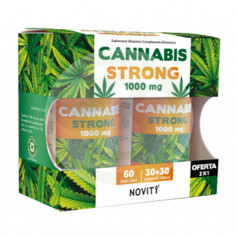 Cannabis Strong 1,000Mg. 30 + 30 pérolas de novidade