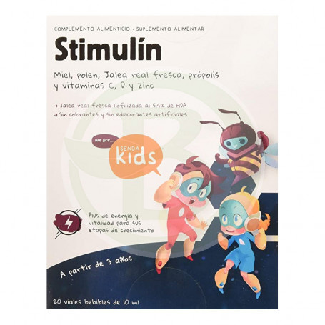 Estimulina 20 Frascos 10ml. Senda Kids Herbora